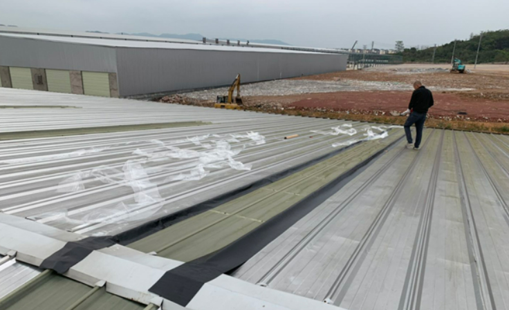 将乐厂房屋面防水维修案例